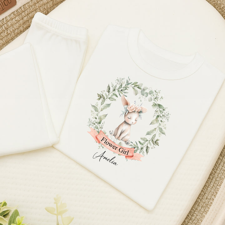 Personalised Flower Girl Pyjamas