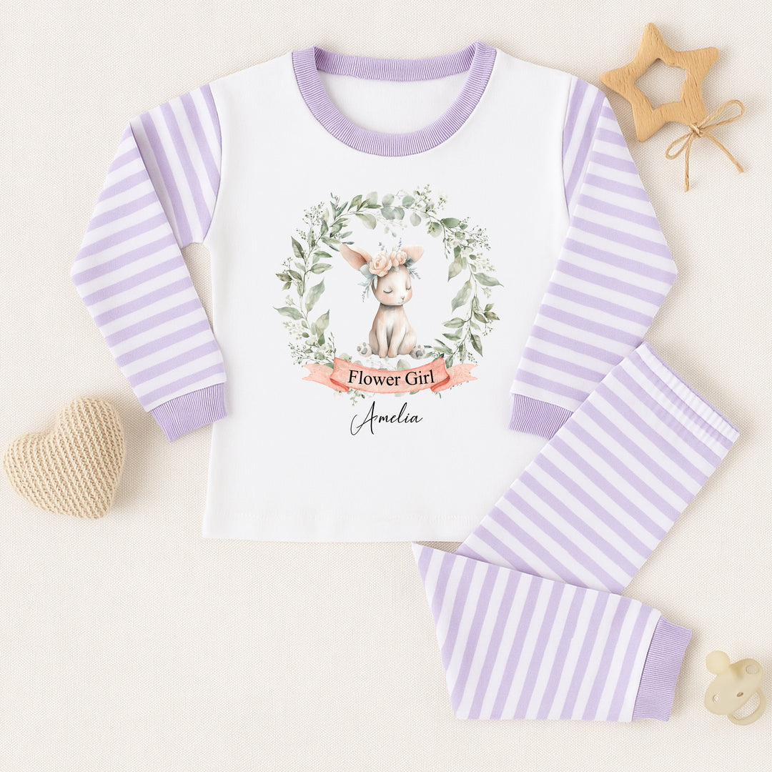 Personalised Flower Girl Pyjamas