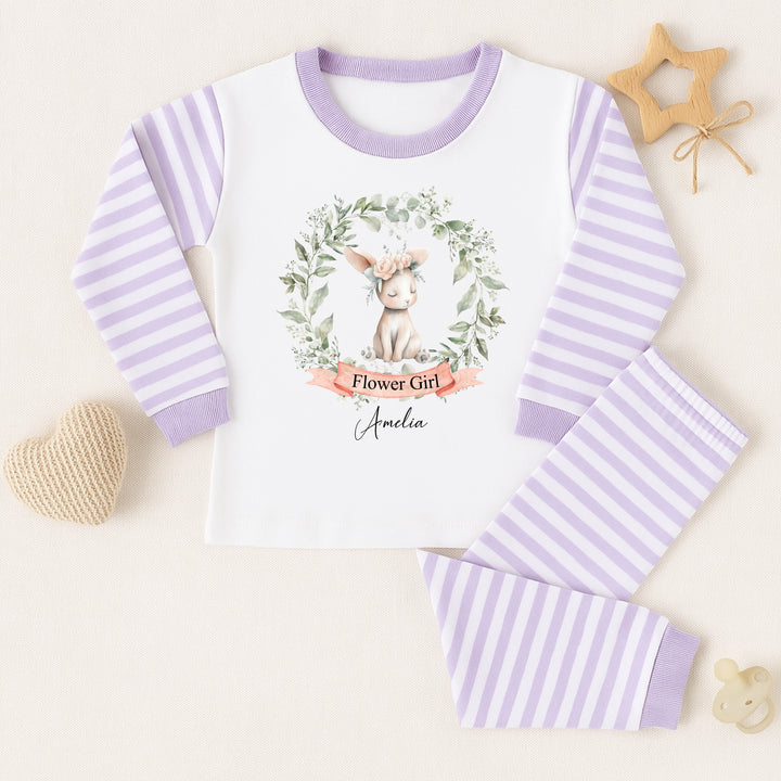 Personalised Flower Girl Pyjamas