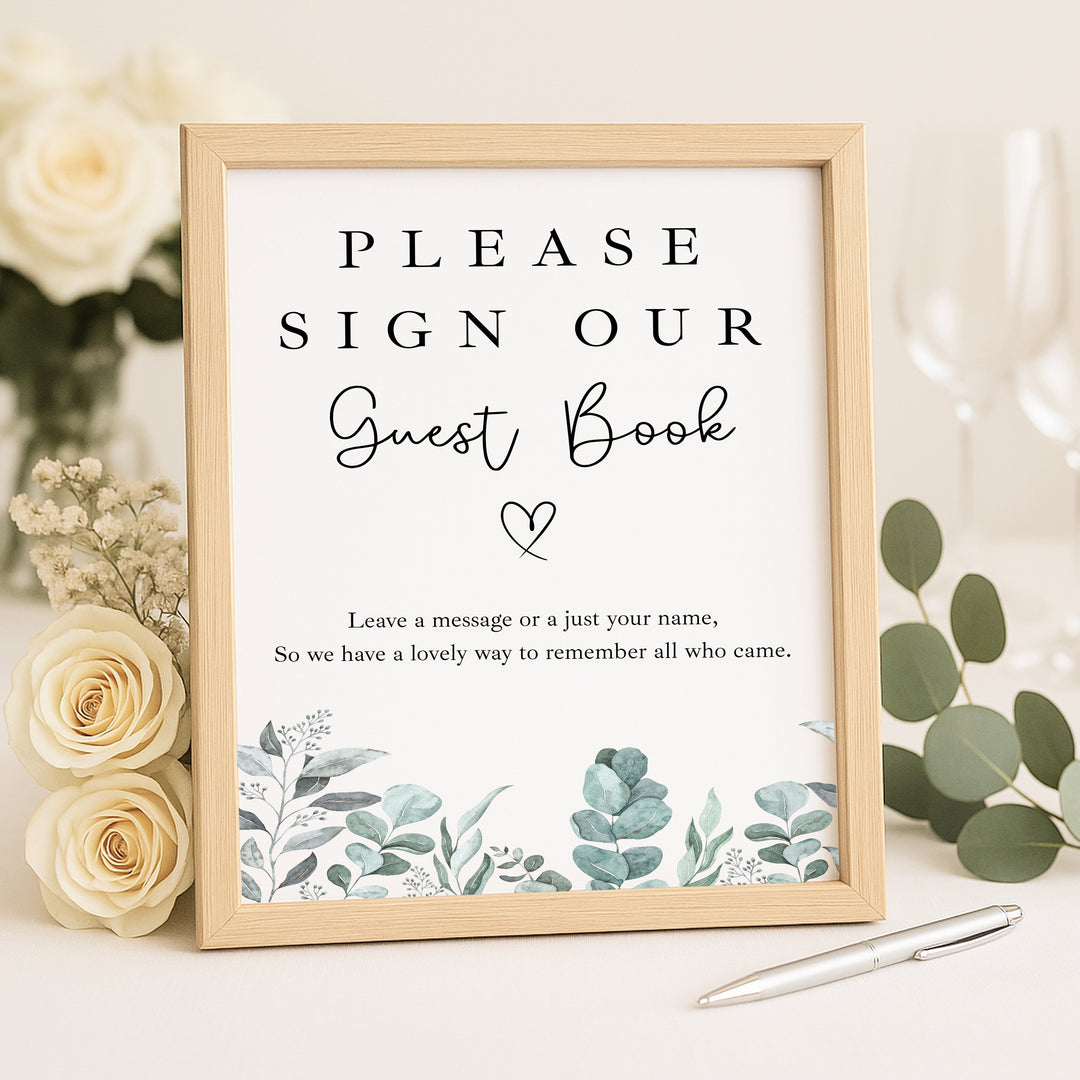 Personalised Wedding Guest Book