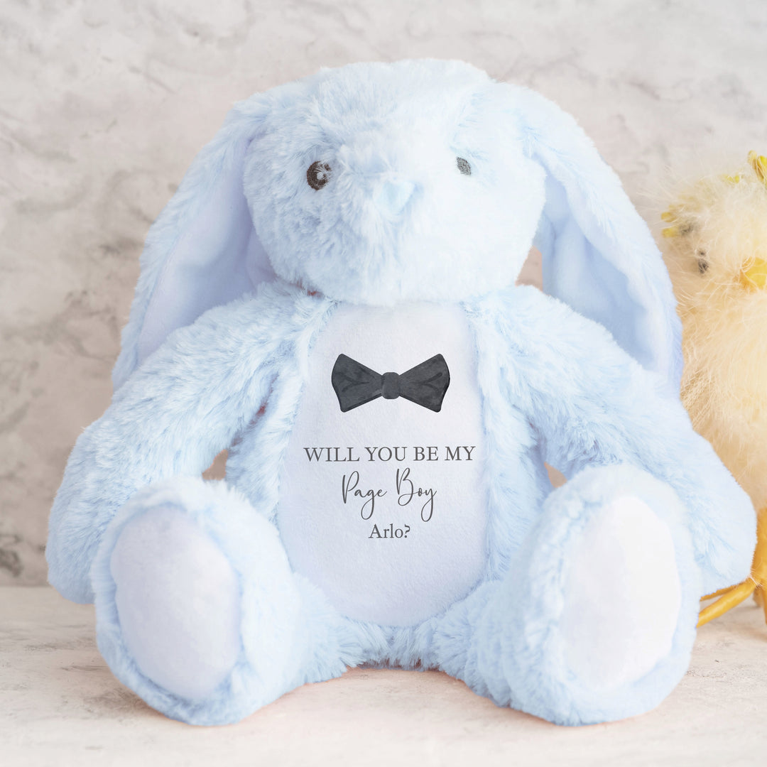 Personalised Page Boy Tie Teddy/Bunny