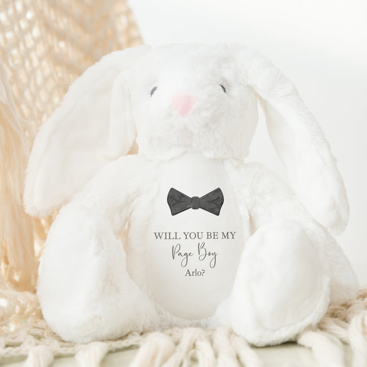 Personalised Page Boy Tie Teddy/Bunny
