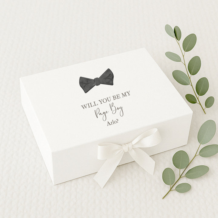 Personalised Page Boy Gift Box