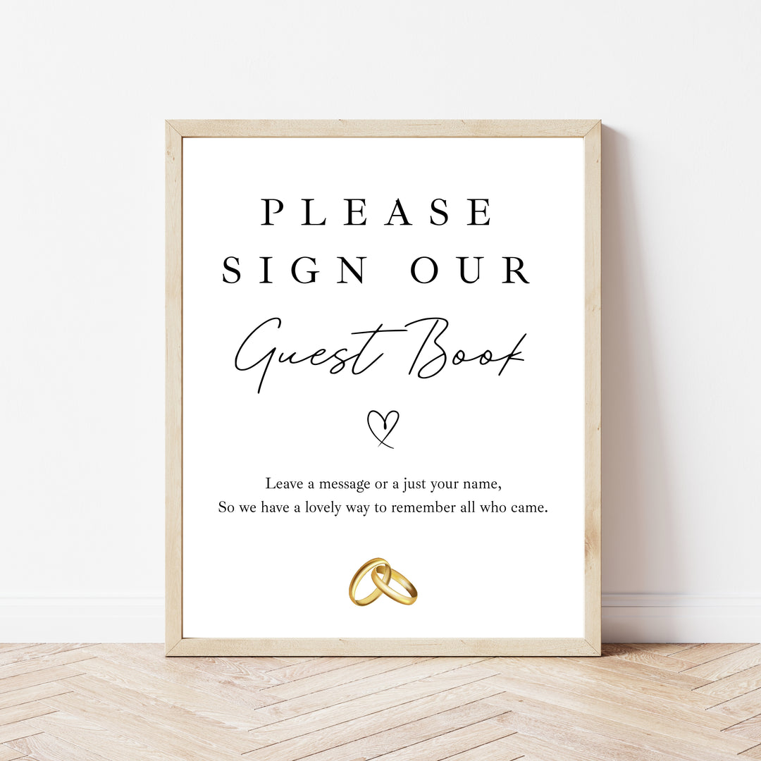 Personalised Wedding Guest Book