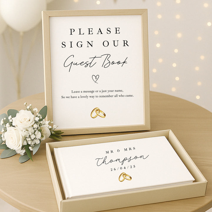 Personalised Wedding Guest Book