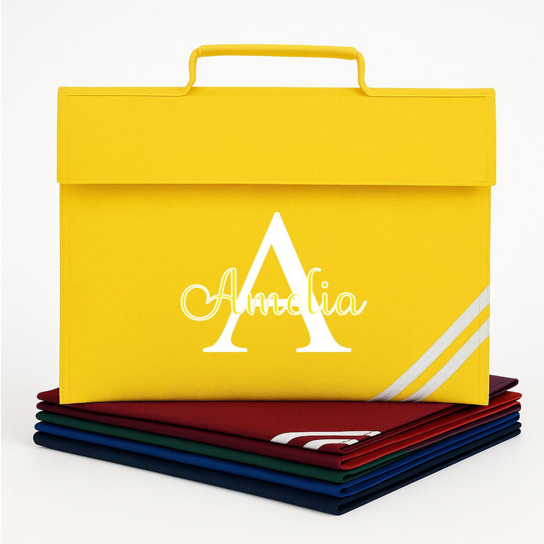 Personalised School Book Bag Folder