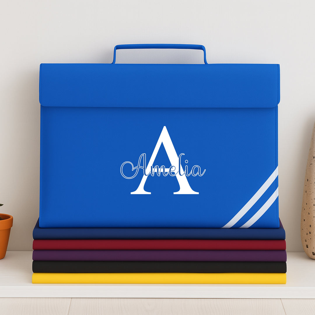 Personalised School Book Bag Folder