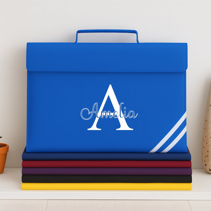Personalised School Book Bag Folder