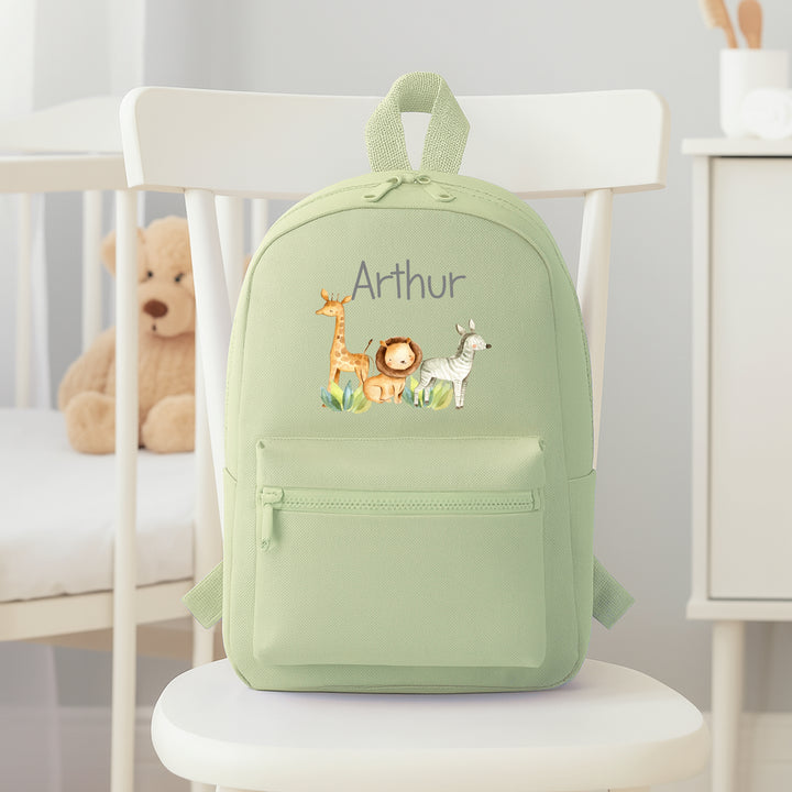 Personalised Toddler Jungle Backpack