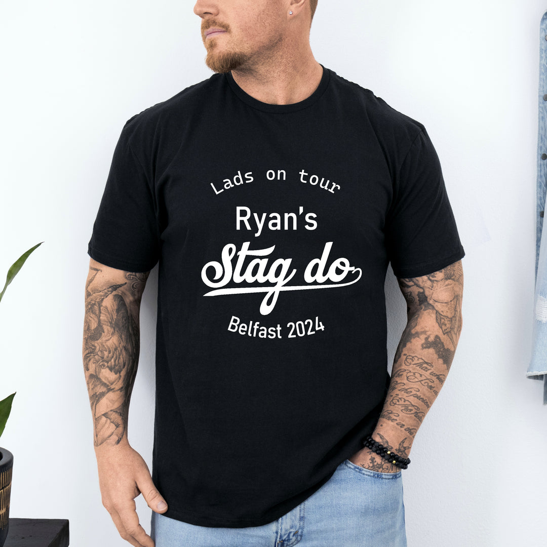 Personalised Team Groom Stag Do T-Shirts