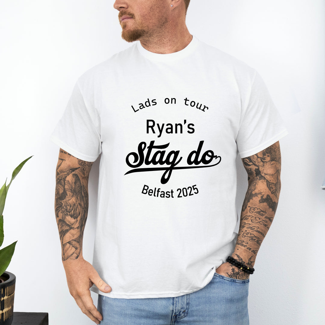 Personalised Team Groom Stag Do T-Shirts