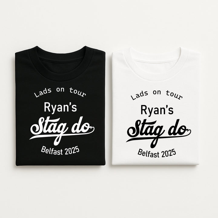 Personalised Team Groom Stag Do T-Shirts