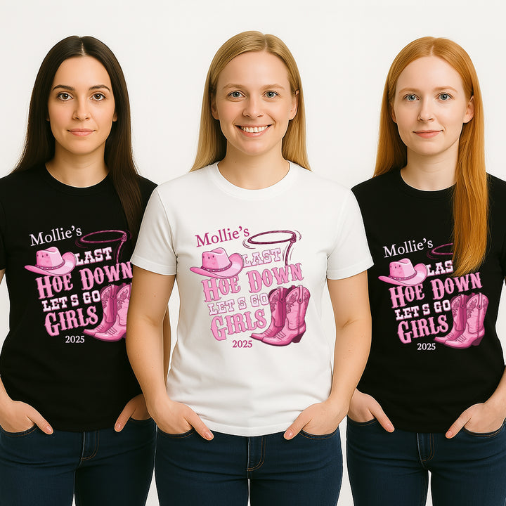 Personalised Cowboy Hen Do T-Shirts