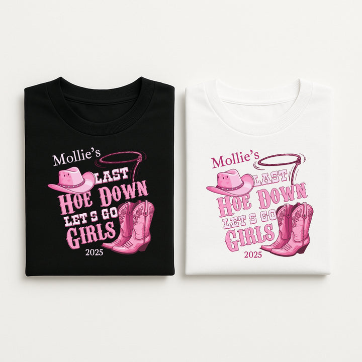 Personalised Cowboy Hen Do T-Shirts