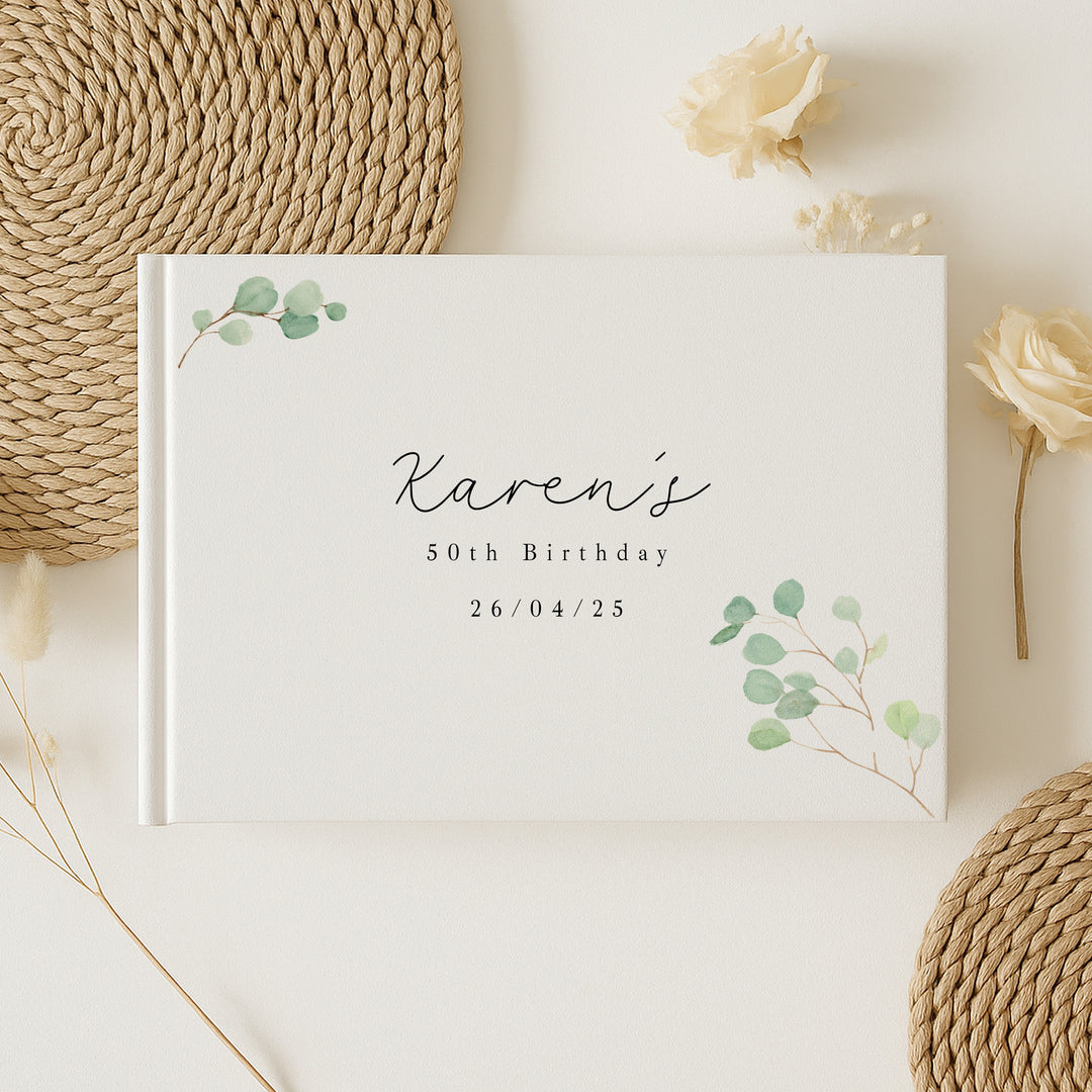 Personalised Birthday Any Age Guest Book