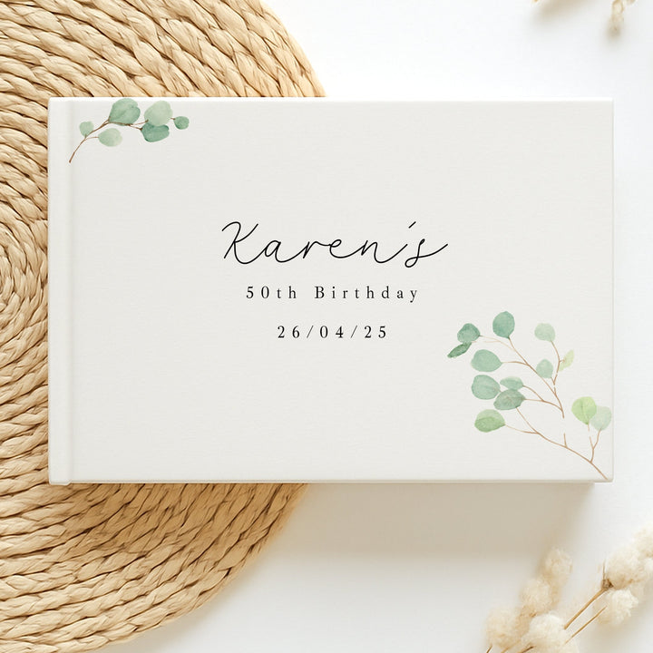 Personalised Birthday Any Age Guest Book