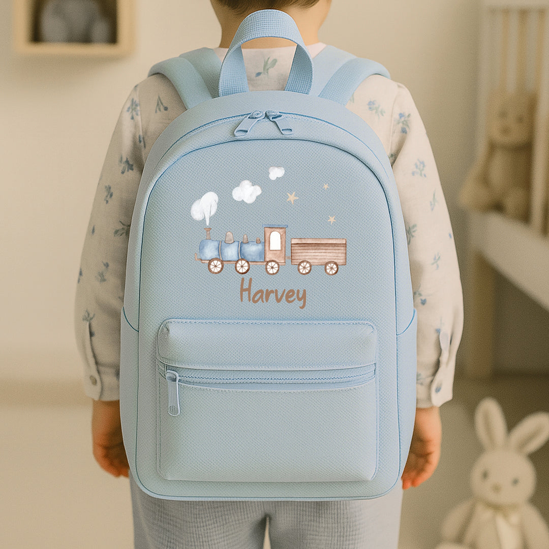 Personalised Toddler Trains Backpack
