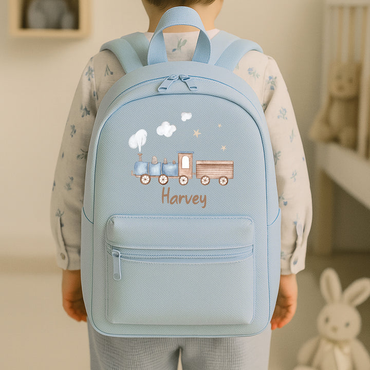 Personalised Toddler Trains Backpack