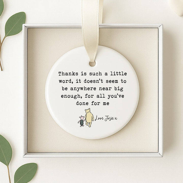 Personalised Teacher Keepsake Ornament