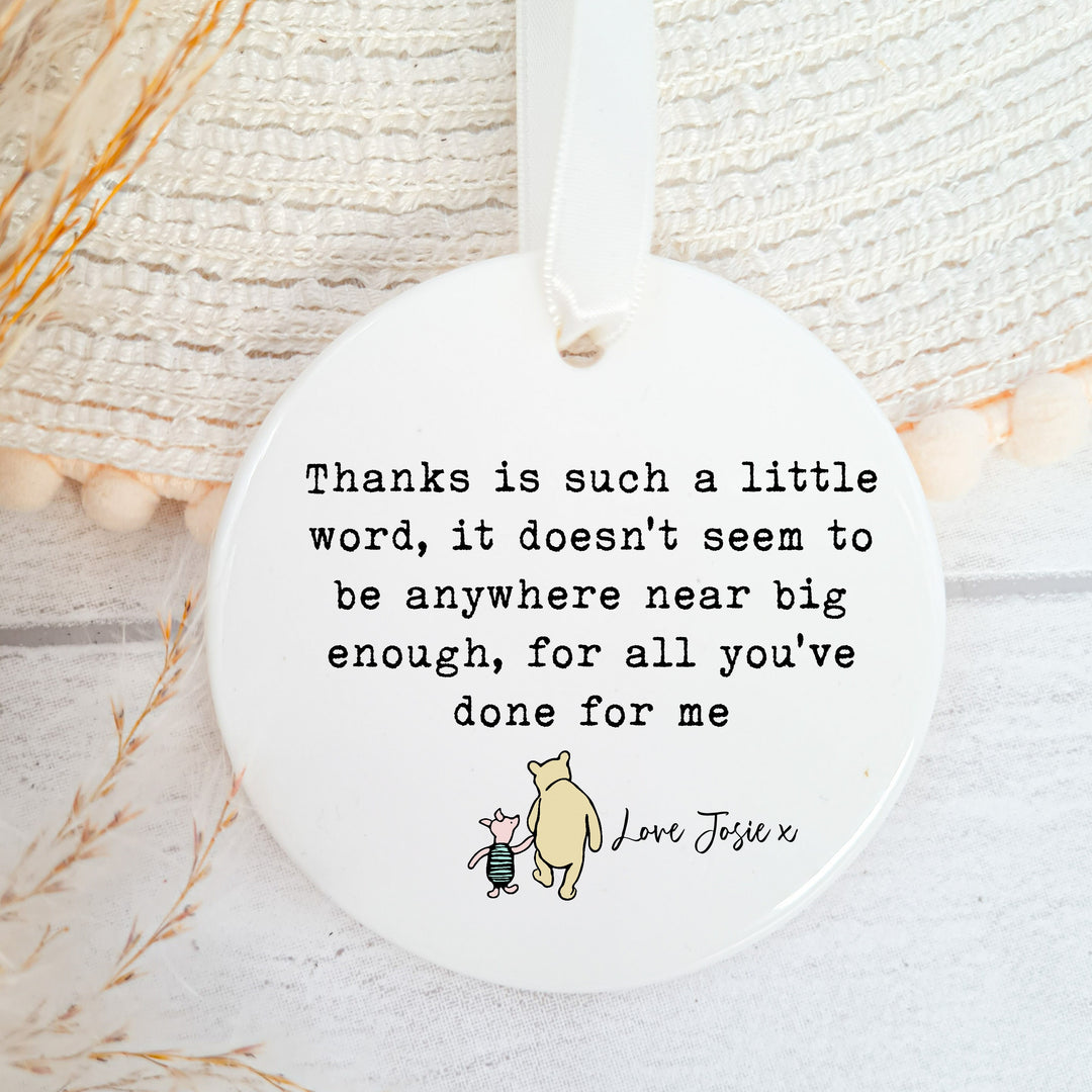 Personalised Teacher Keepsake Ornament