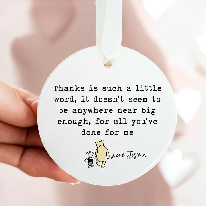 Personalised Teacher Keepsake Ornament
