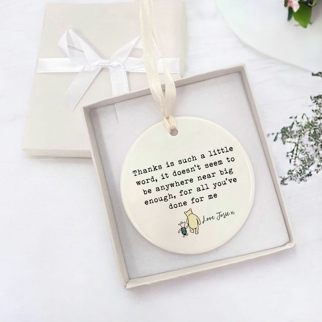 Personalised Teacher Keepsake Ornament