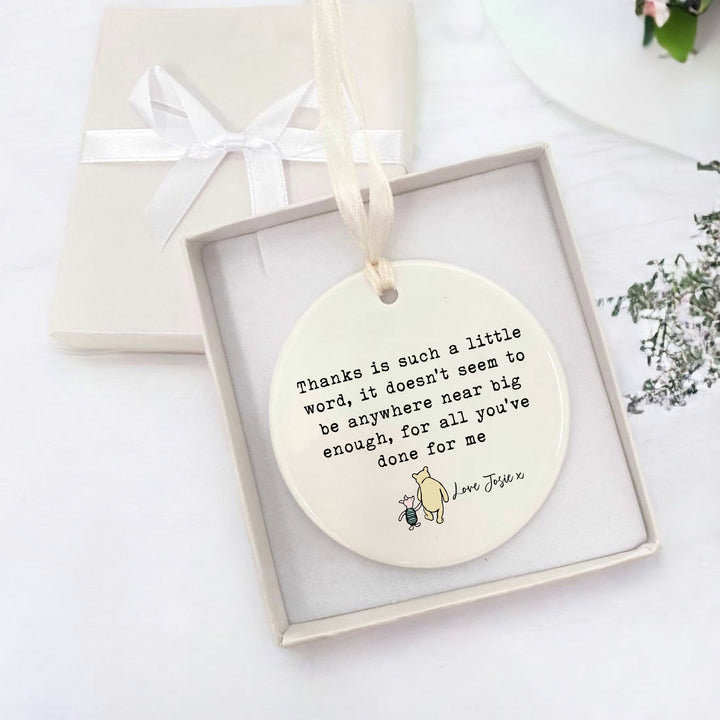Personalised Teacher Keepsake Ornament