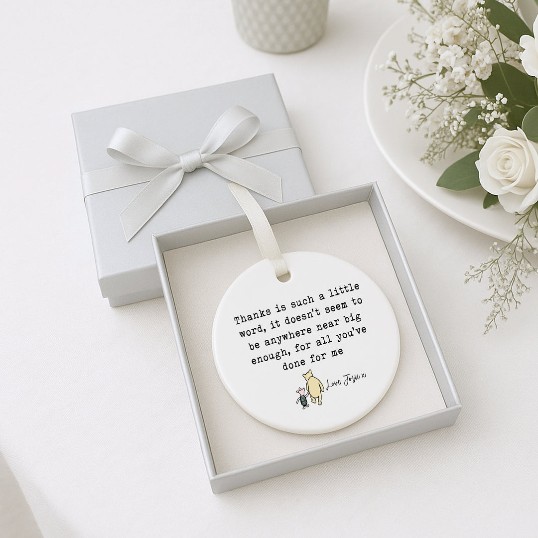 Personalised Teacher Keepsake Ornament