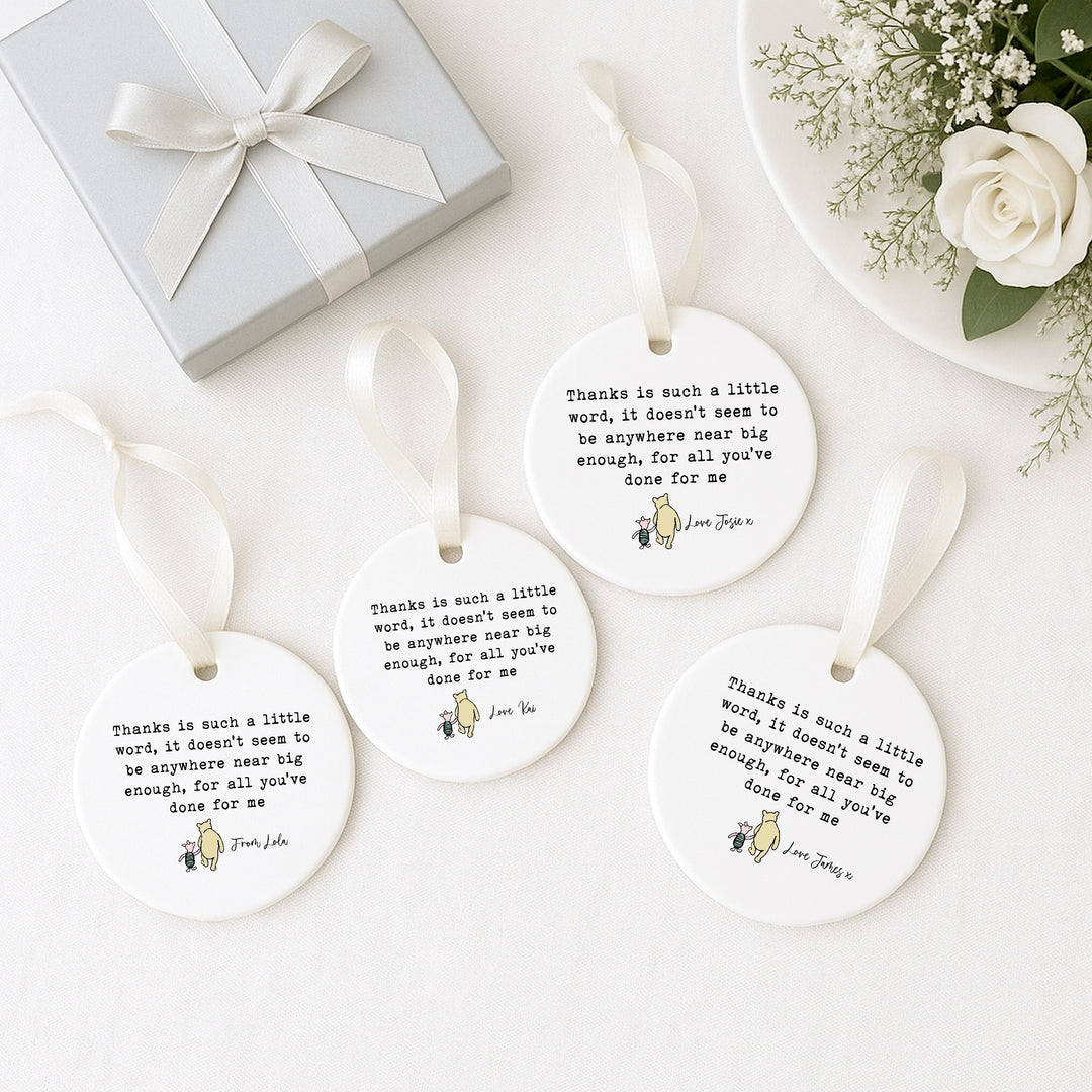 Personalised Teacher Keepsake Ornament