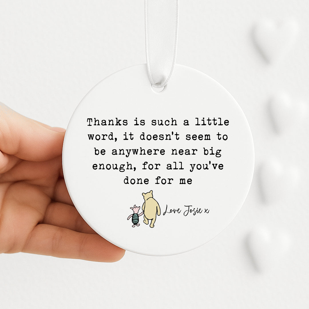 Personalised Teacher Keepsake Ornament