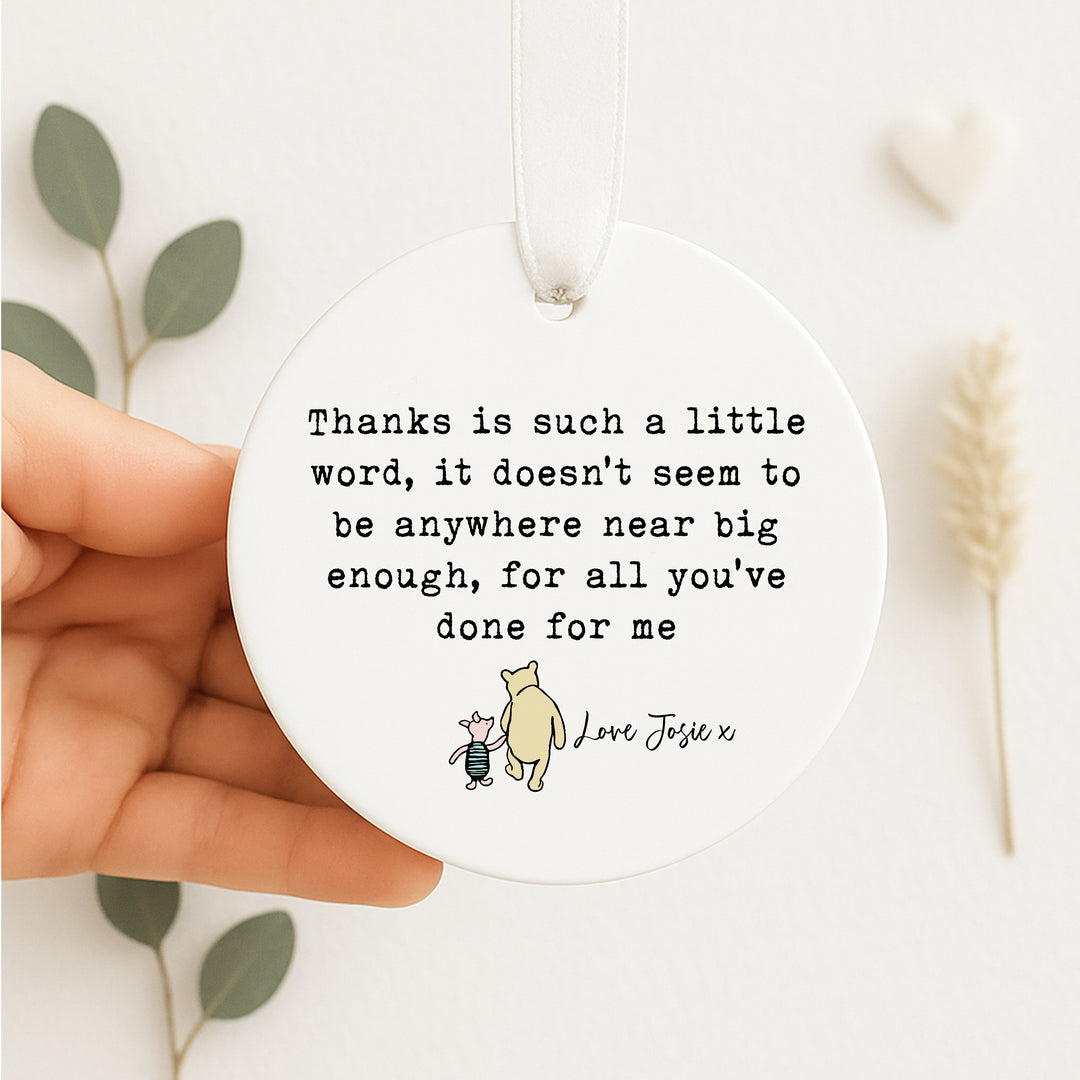 Personalised Teacher Keepsake Ornament