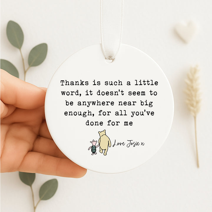 Personalised Teacher Keepsake Ornament