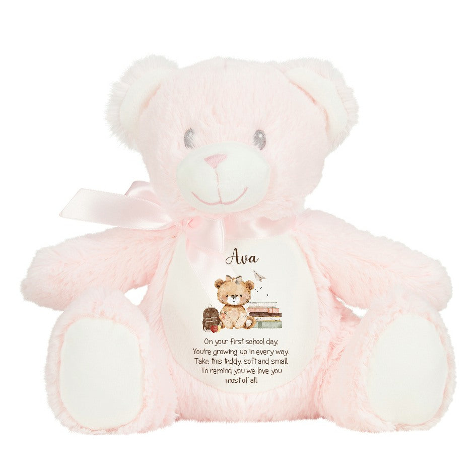 Personalised First Day Of School Teddy