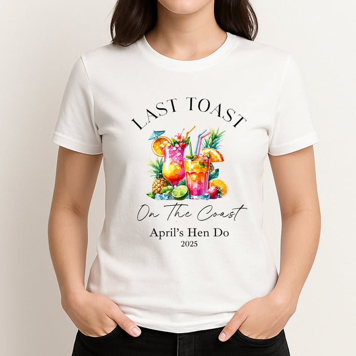 Personalised Last Toast Hen Do T-Shirts