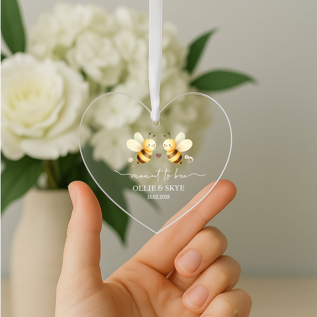 Personalised Wedding Keepsake Ornament