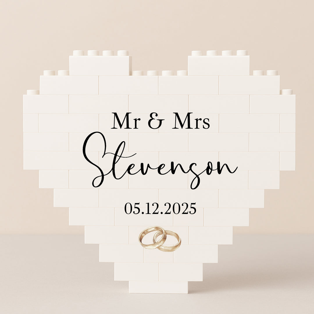 Wedding Date Photo Building Blocks