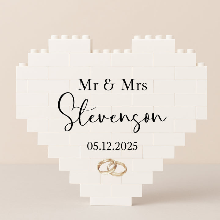 Wedding Date Photo Building Blocks