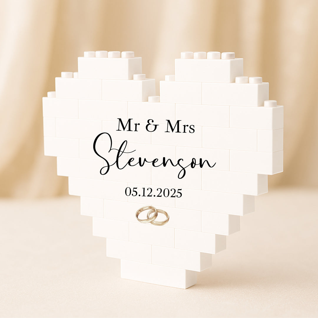 Wedding Date Photo Building Blocks