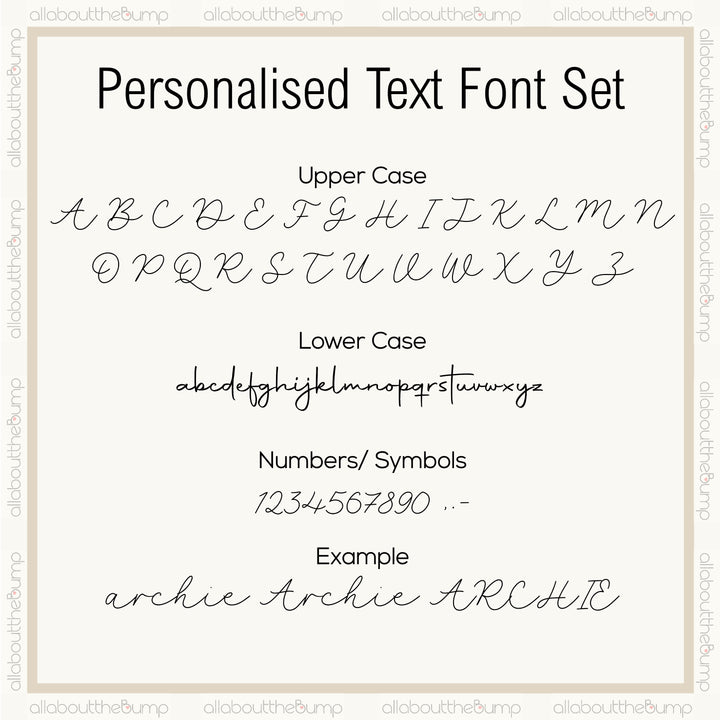 Personalised Wedding Favour Bag Stickers