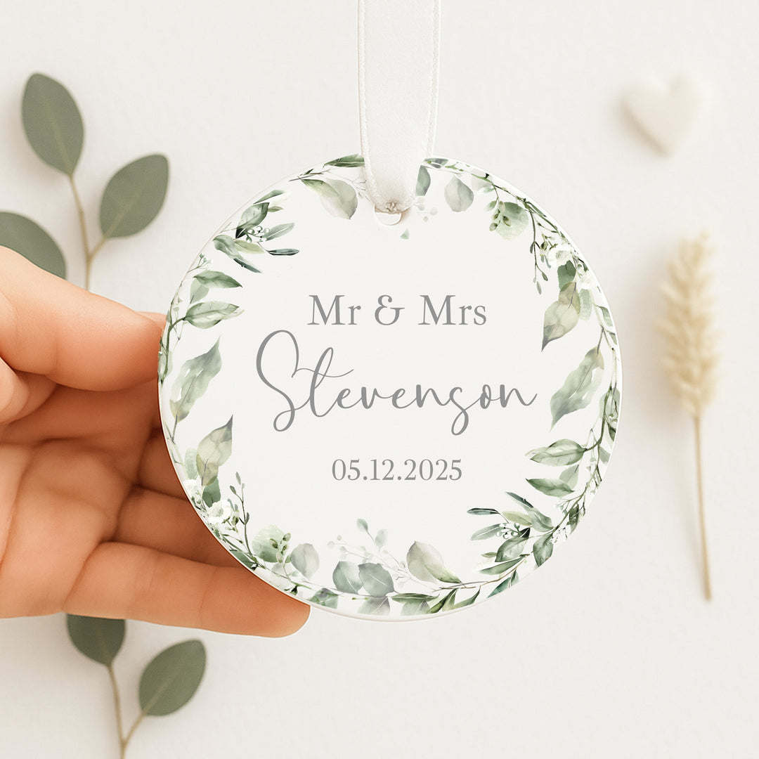 Personalised Wedding Keepsake Ornament