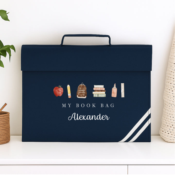 Personalised School Book Bag Folder