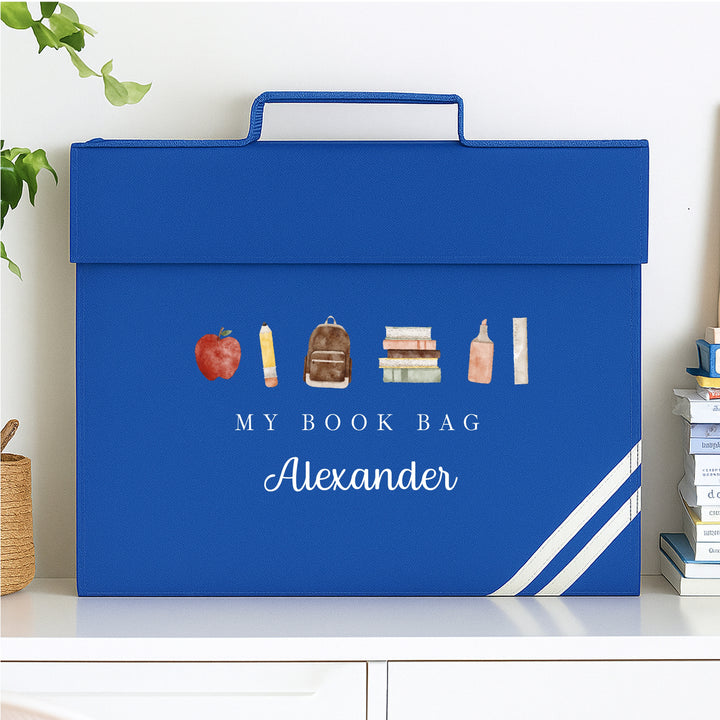 Personalised School Book Bag Folder