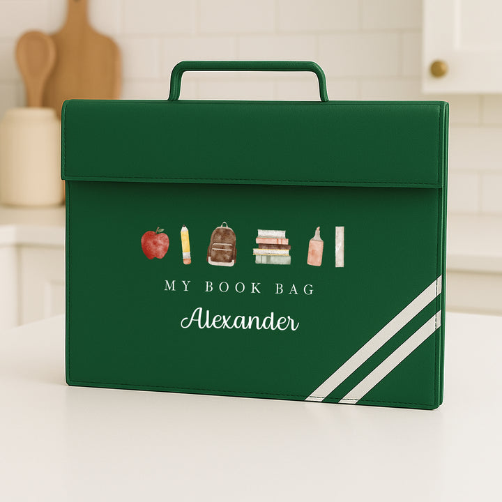 Personalised School Book Bag Folder