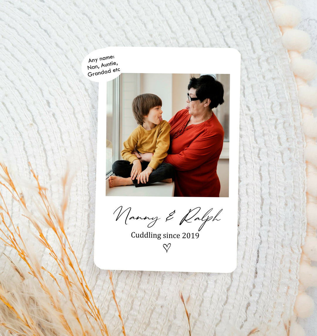 Nanny Photo Card - Personalised Gift For Her