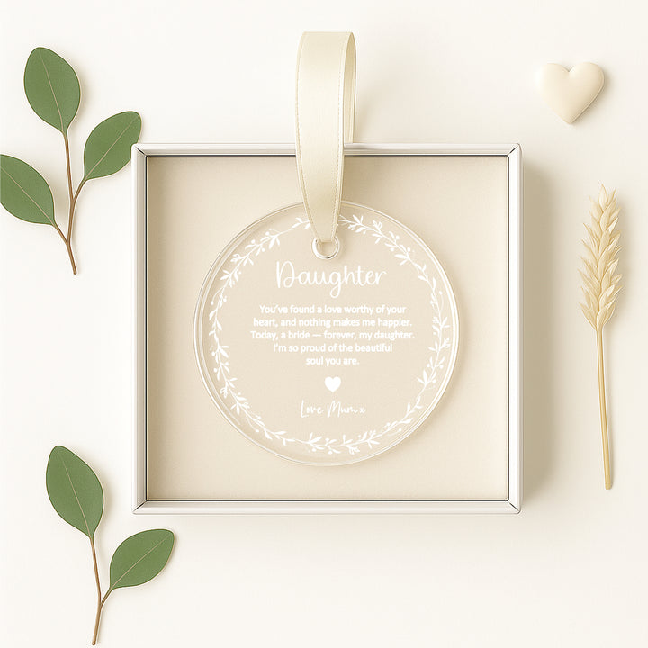Personalised Daughter Keepsake Ornament