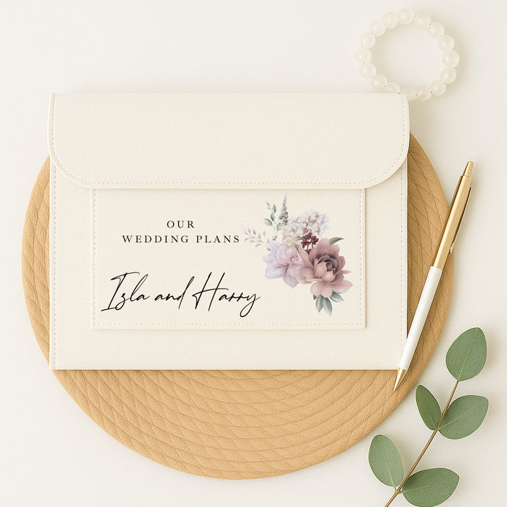 Personalised Wedding Notes Folder