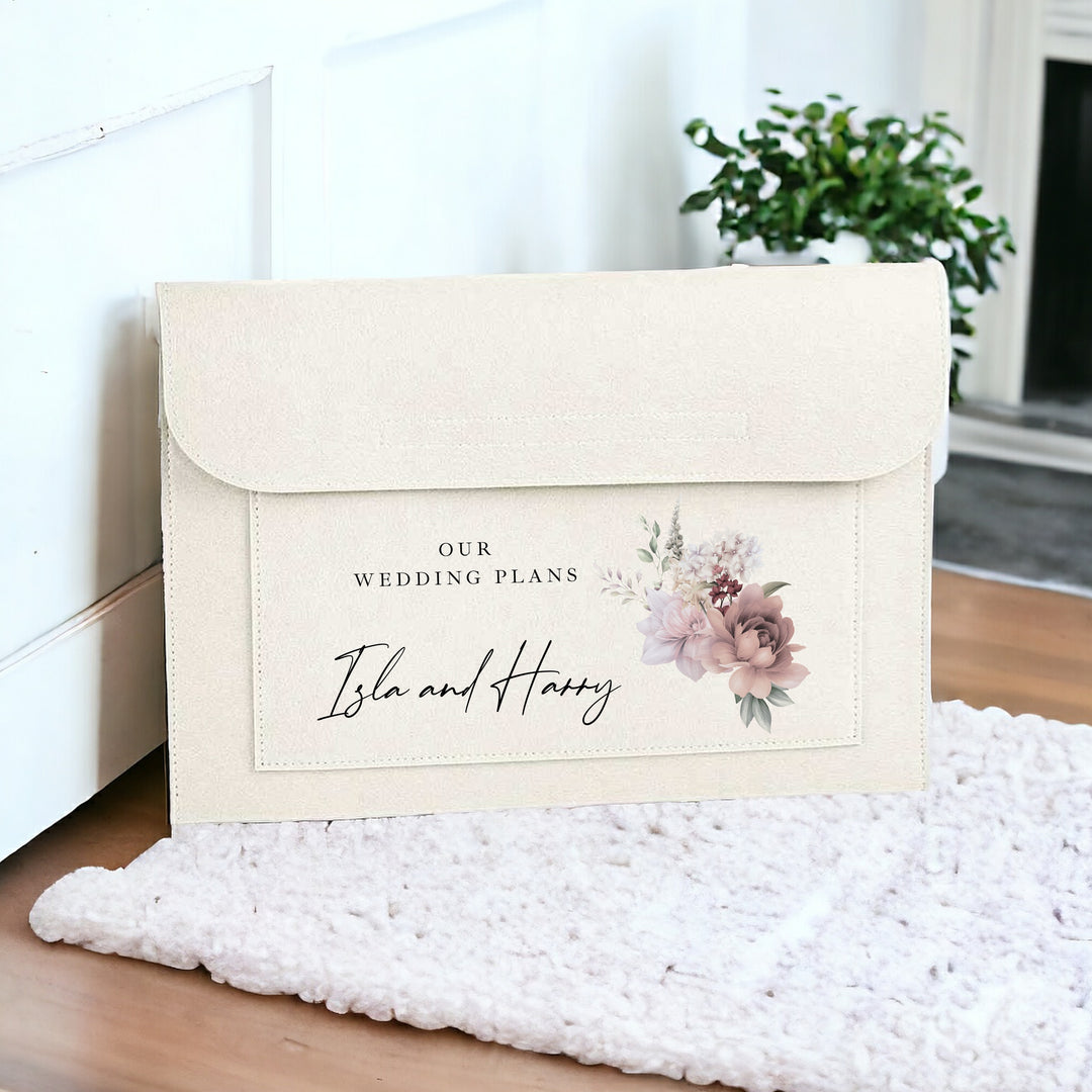 Personalised Wedding Notes Folder