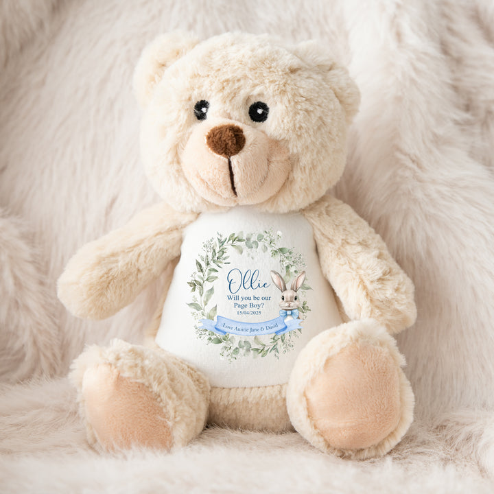 Personalised Page Boy Teddy/Bunny