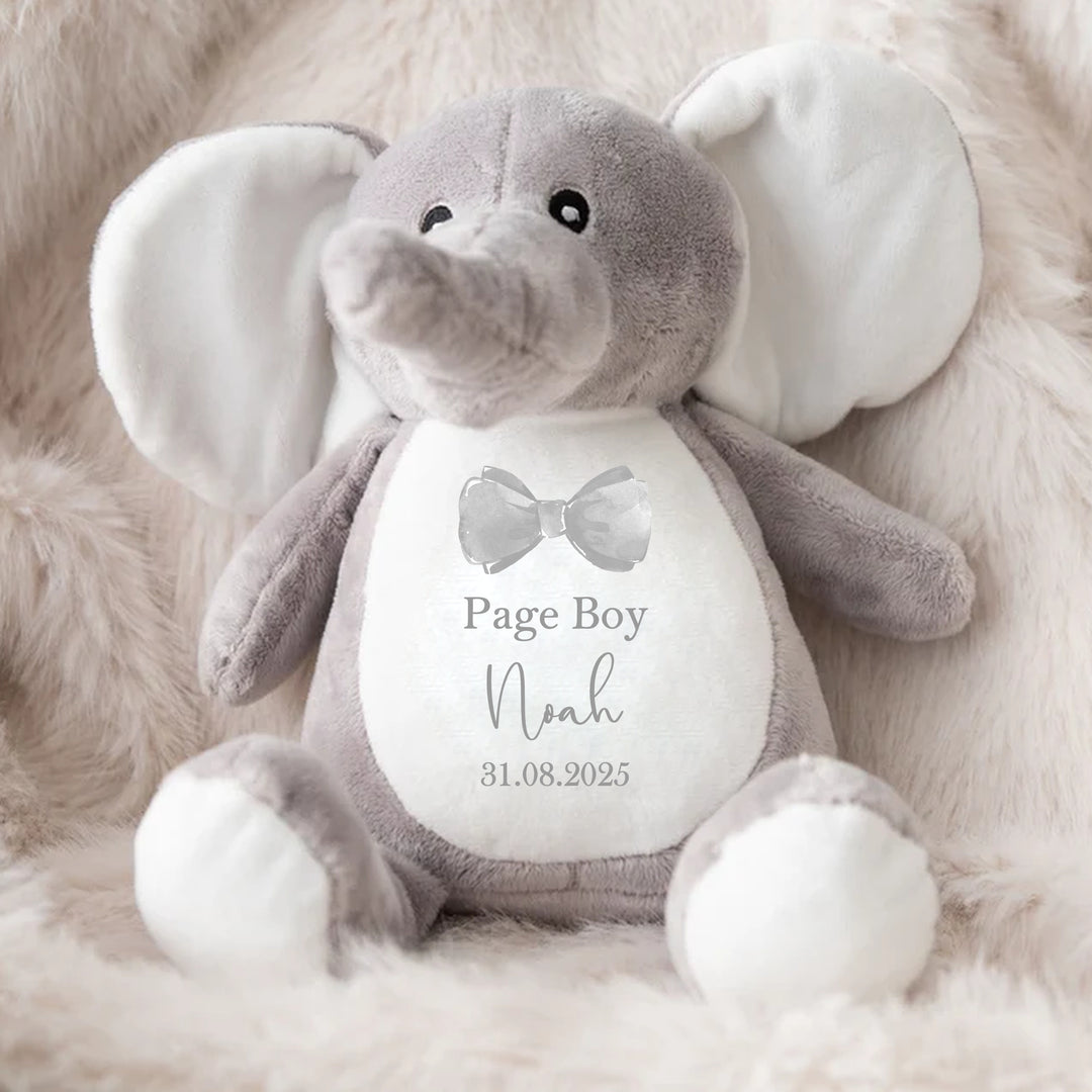 Personalised Page Boy Teddy/Bunny