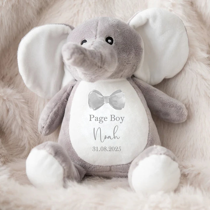 Personalised Page Boy Teddy/Bunny